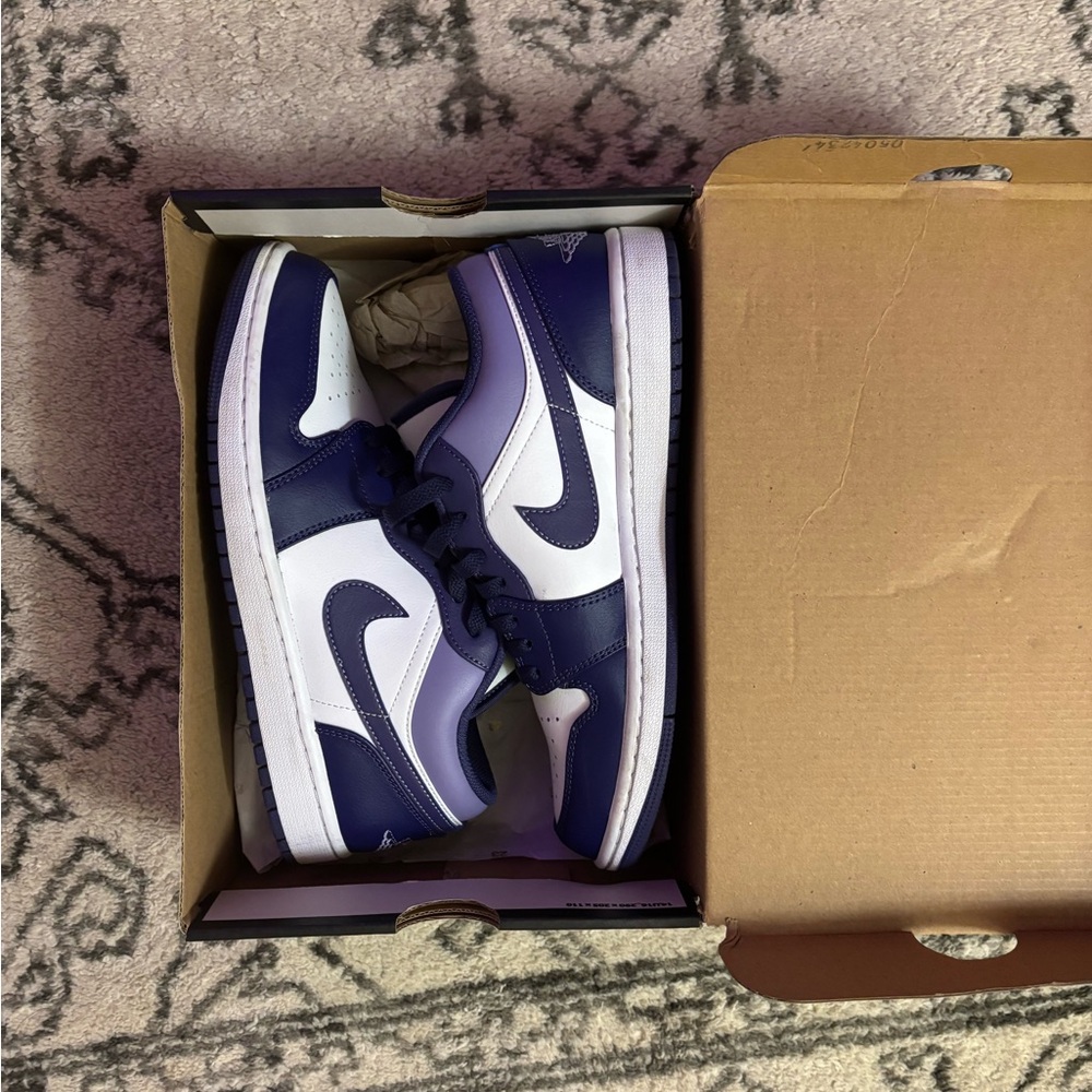 Nike Jordan dunks in purple